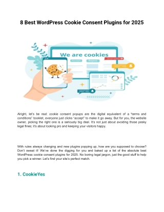 8 Best WordPress Cookie Consent Plugins for 2025