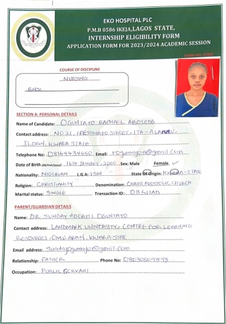 Nigerian Air Force College of Nursing Sciences, Air Force Base, Kaduna School of