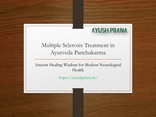 Multiple Sclerosis Treatment in Ayurveda Panchakarma – Healing Through Detox & Balance