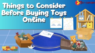 Things to Consider Before Buying Toys Online