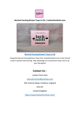 Normal Fanning Brown Trays In Uk | Lashesfromhols.com