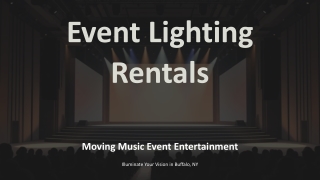 Stunning Event Lighting Rentals in Buffalo Occasions
