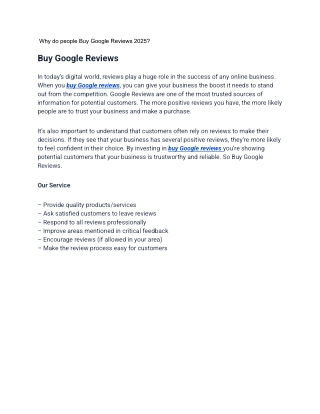 _Why do people Buy Google Reviews 2025_