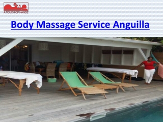 Body massage service Anguilla