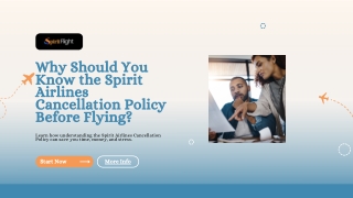 Why Should You Know the Spirit Airlines Cancellation Policy Before Flying
