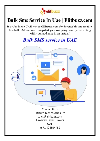 Bulk Sms Service In Uae  Elitbuzz.com