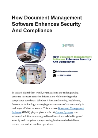 Document Management Software