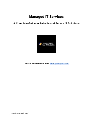 A Complete Guide to Reliable and Secure IT Solutions