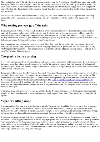 Roofing Company Red Flags: How to Spot a Bad Contractor