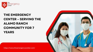 The Emergency Center – Serving The Alamo Ranch Community For 7 Years