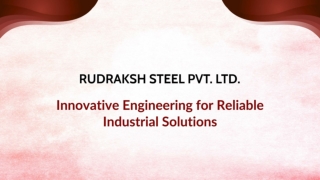 Innovative Engineering for Reliable Industrial Solutions