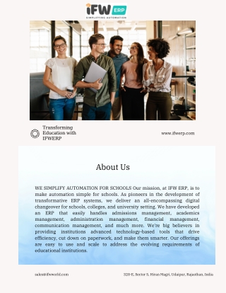 IFWERP Education software