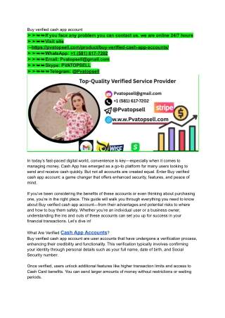 Top 6 Websites to Buy Verified Cash App Accounts Safely