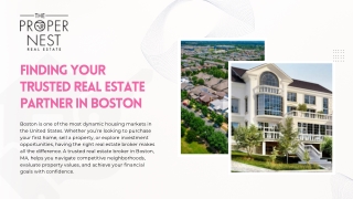 Finding Your Trusted Real Estate Partner in Boston