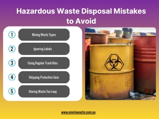 Hazardous Waste Disposal Mistakes to Avoid