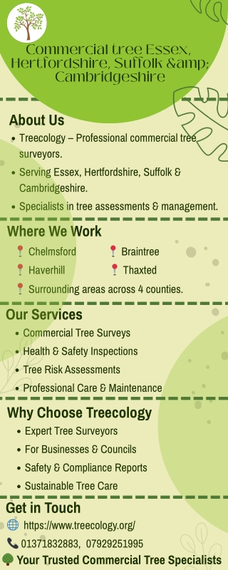 Commercial tree Essex, Hertfordshire, Suffolk &amp; Cambridgeshire