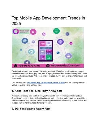 Top Mobile App Development Trends in 2025_ What You Really Need to Know