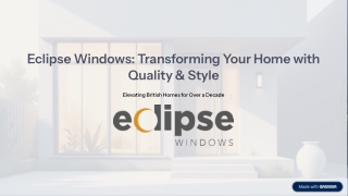 Eclipse Windows – Premium Double Glazing Windows for Every Home