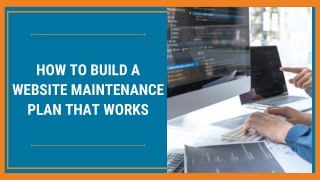 Website Maintenance For Your Webpage