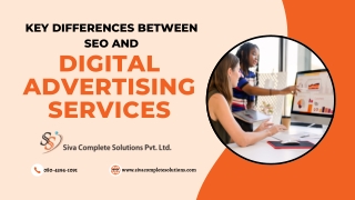 Key Differences Between SEO and Digital Advertising Services