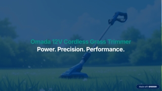 Omada 12V Cordless Grass Trimmer Power - Precision Performance