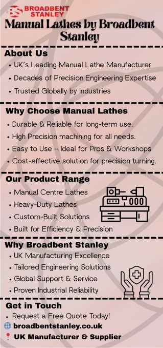 Manual Lathes Top Manual lathes manufacturer UK