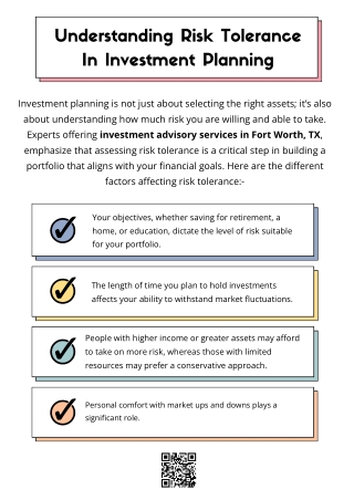 Understanding Risk Tolerance In Investment Planning