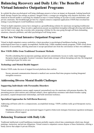 Balancing Recovery and Daily Life_ The Benefits of Virtual Intensive Outpatient