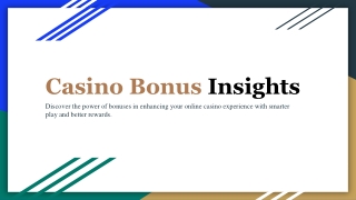 Casino Bonus
