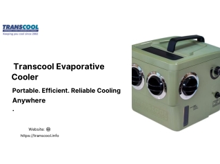 Air Cooler Portable | Smart Cooling Anywhere