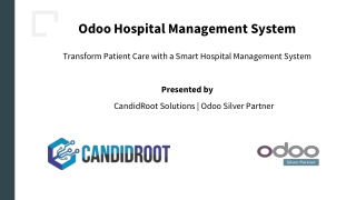 Odoo Hospital Management System