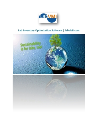 Lab Inventory Optimization Software | labVMI.com