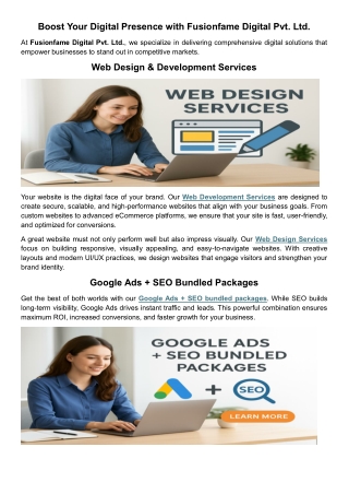 Best Quality SEO Solutions Company | Fusionfame Digital