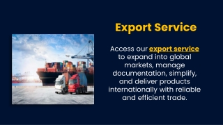 Export Service