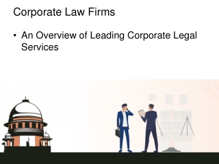 Corporate Law Firms: Guiding Businesses Through Legal Complexity