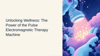 Pulse Electromagnetic Therapy Machines: How They Support Recovery and Wellness
