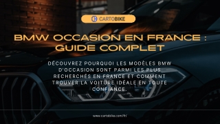 Offres exclusives de BMW occasion en France