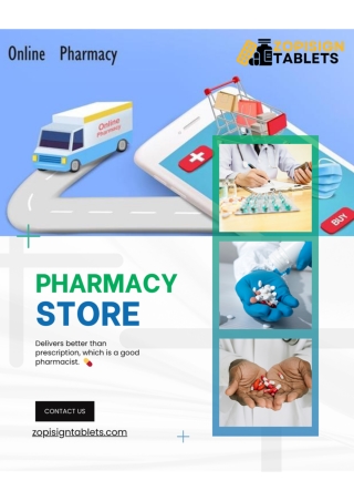 Trusted Online Pharmacy Store – Zopisign Tablets