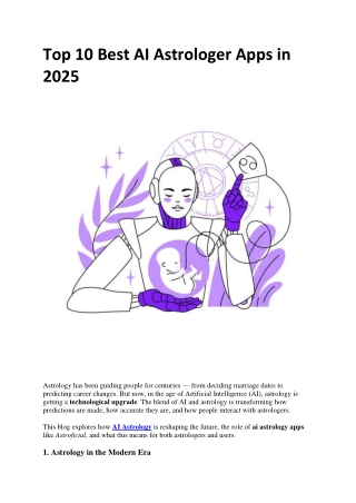 Top 10 Best AI Astrologer Apps in 2025