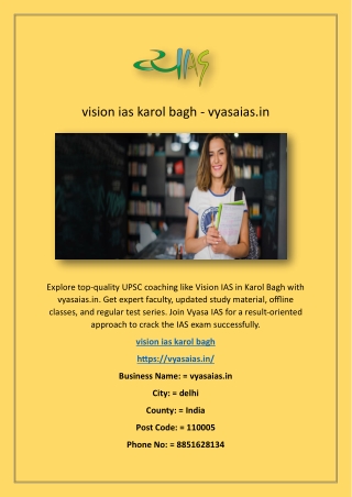 vision ias karol bagh