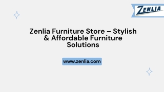Zenlia Furniture Store