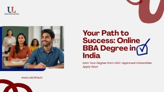 Online BBA Degree India – Study from Top UGC-Approved Universities