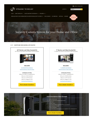 V500/V510 IP-based Video Doorbell System – Setup, Operation & Troubleshooting
