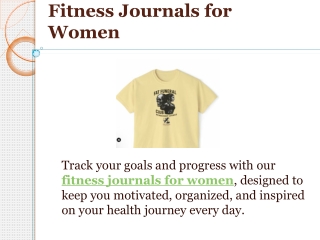 Fitness Journals for Women