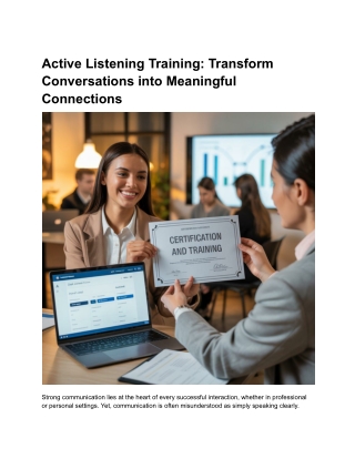 Active Listening Training_ Transform Conversations into Meaningful Connections