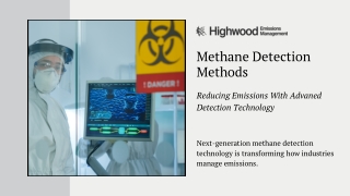 Methane Leak Detection: Innovations for a Low-Carbon Future
