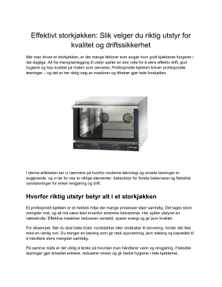 Grillbenk – Effektiv grilling for restaurant og storkjøkken