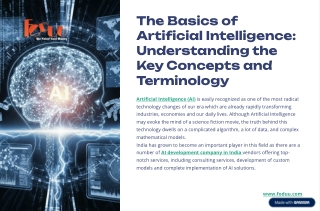 The Basics of Artificial Intelligence - Understanding the Key Concepts and Terminology