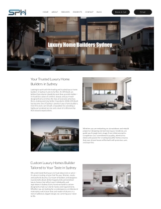 Sydney’s Leading Luxury Home Builder for Custom Residences