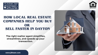 How Local Real Estate Companies Help You Buy or Sell Faster in Dayton